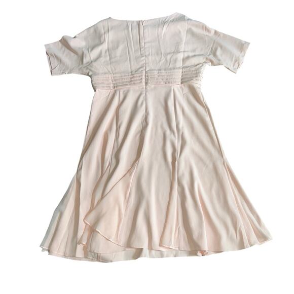 NWT Adrianna Papell Blush A Line Petal Pleated Midi Dress Plus Size 18 - Picture 15 of 15